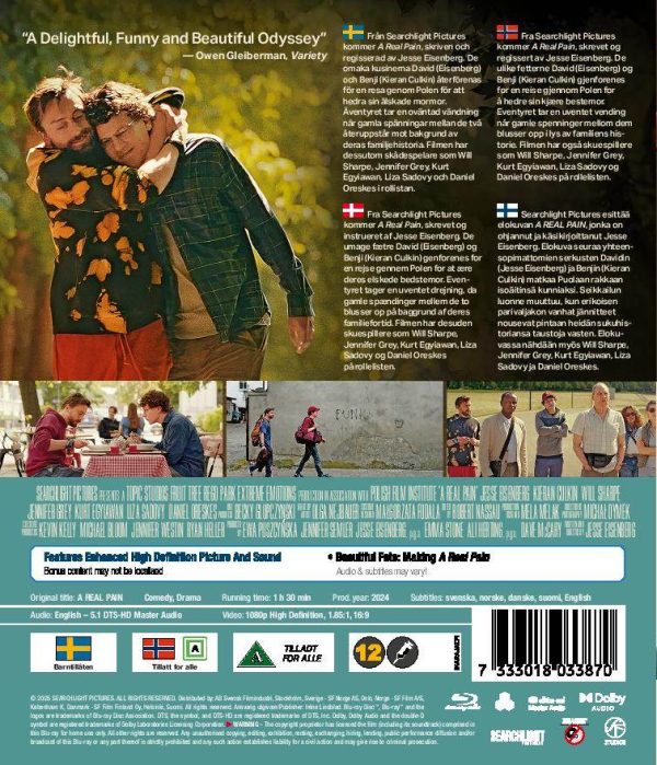 A REAL PAIN - Blu-ray A REAL PAIN - Blu-ray